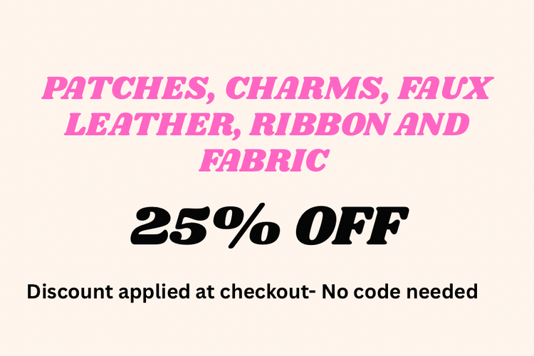 Patches, Charms, Faux Leather and More