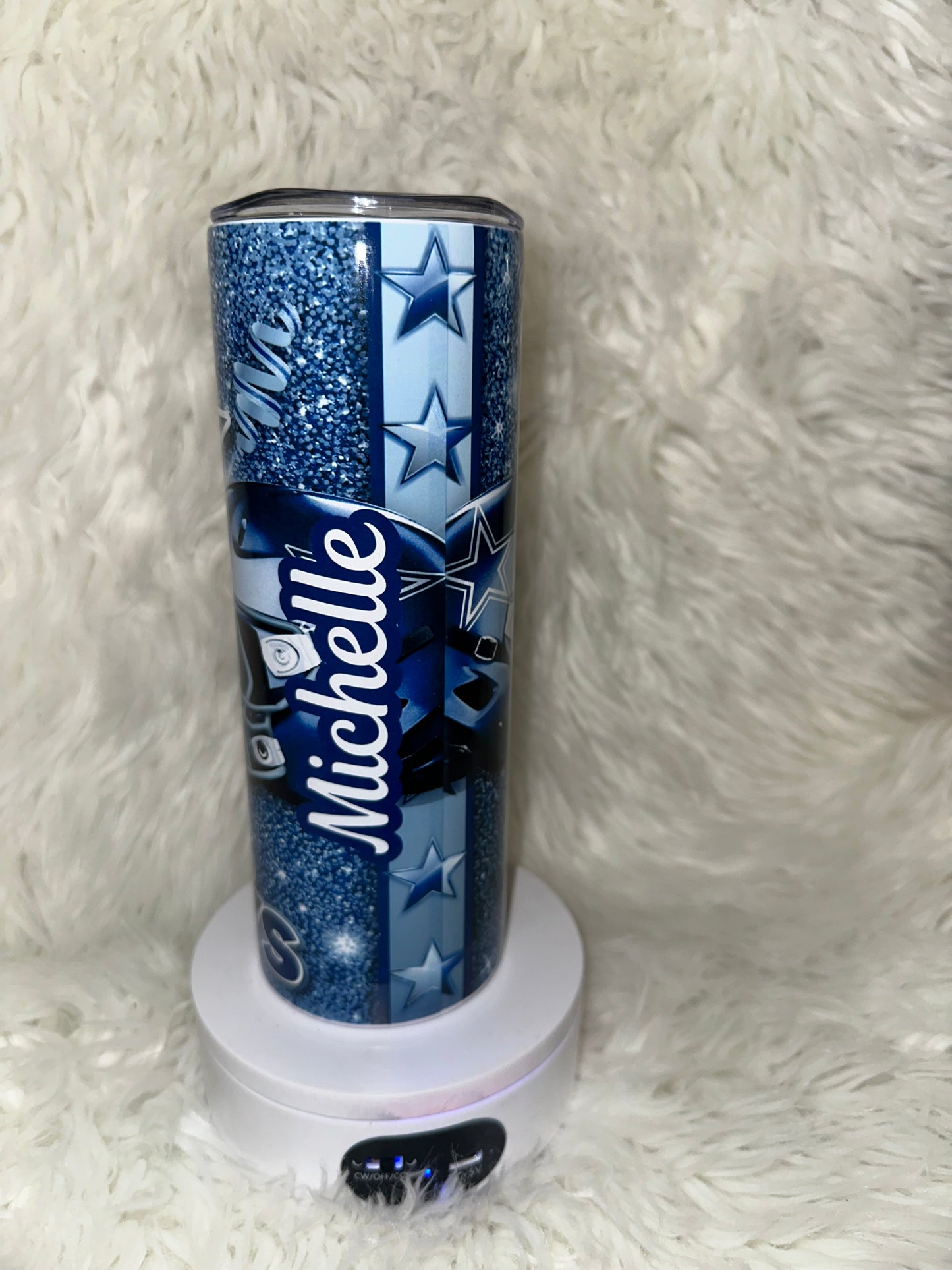 Dallas Cowboys stainless steel tumbler with Name