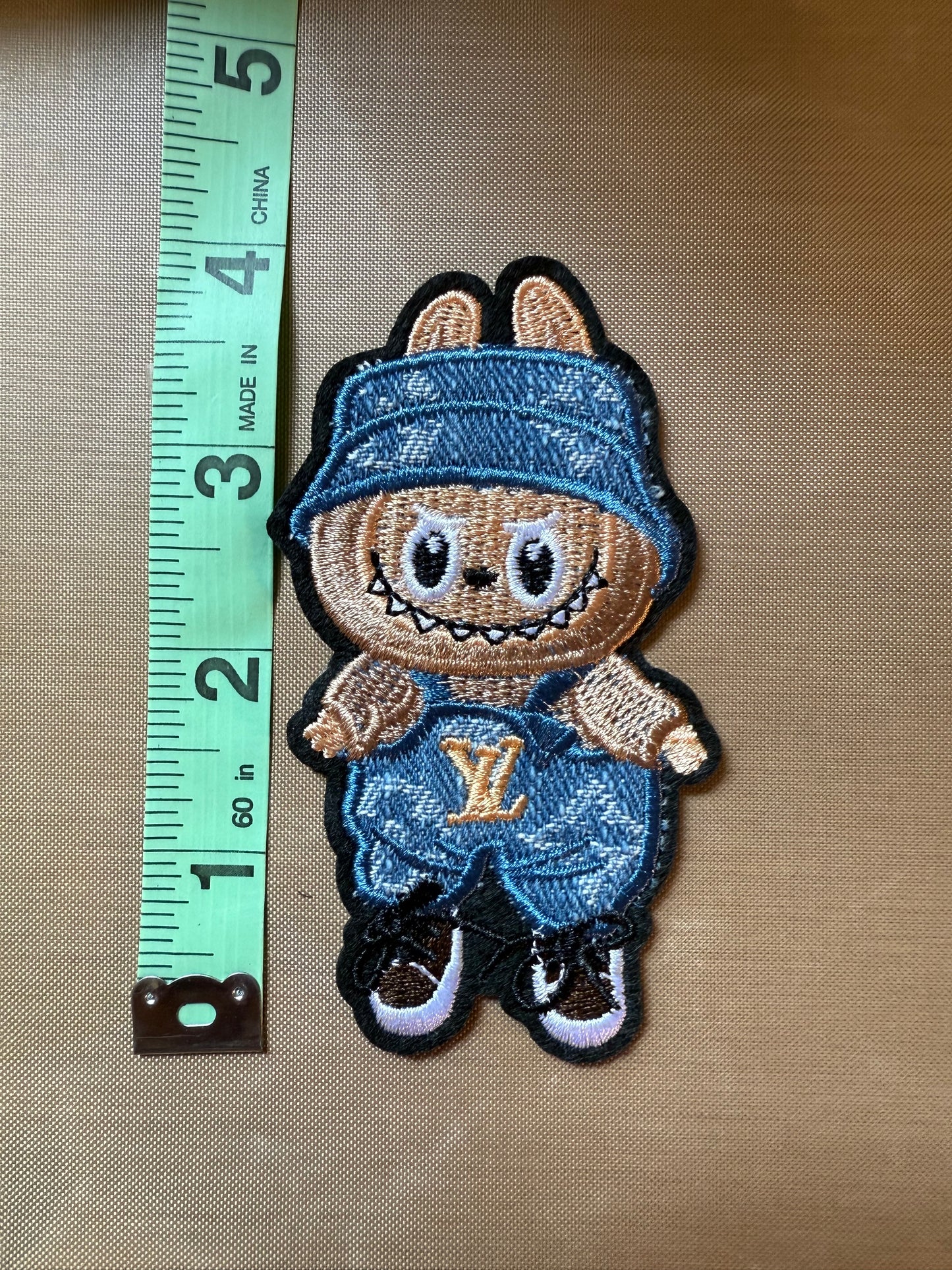 LV LABUBU IRON ON PATCH