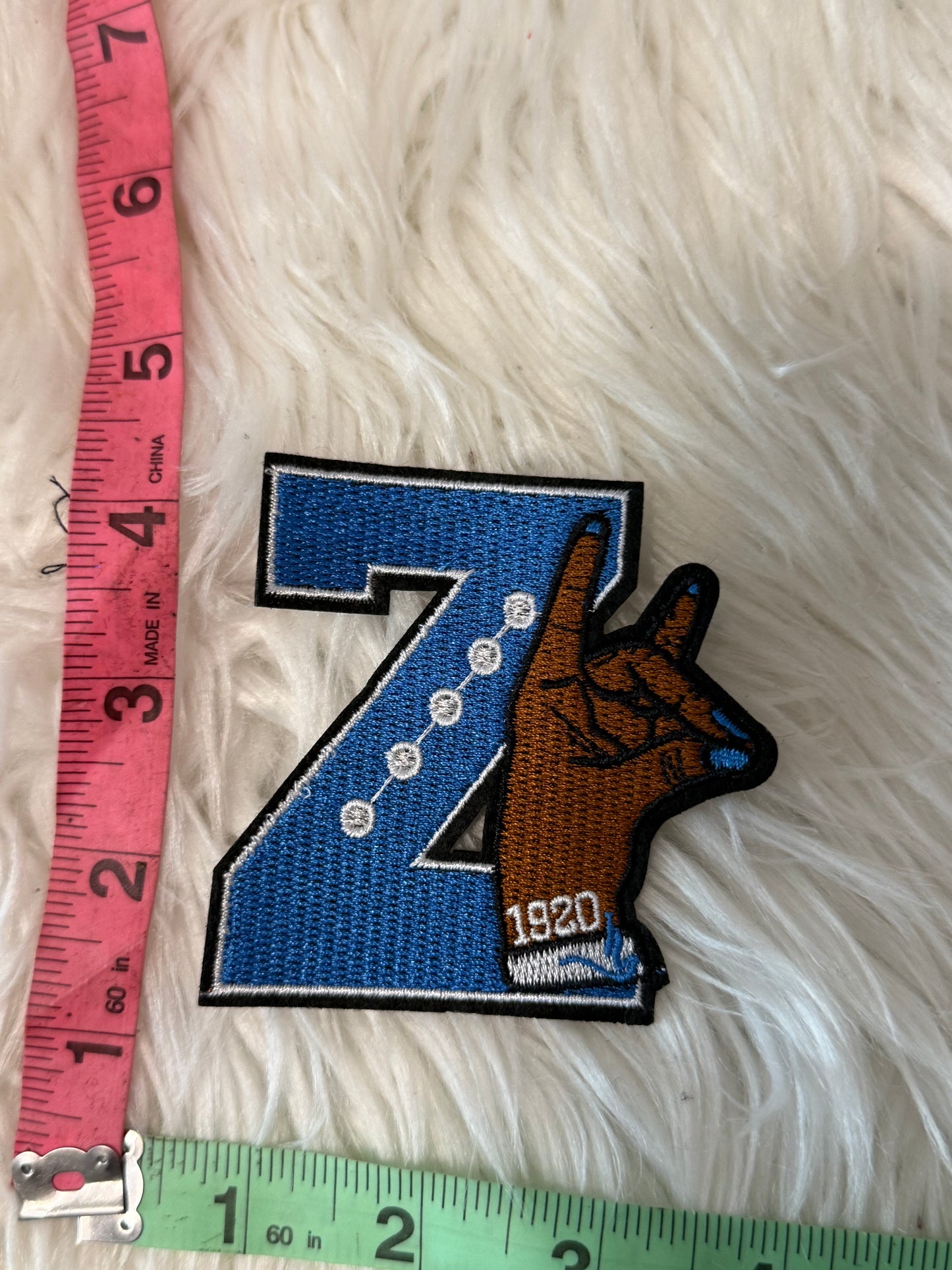 Zeta iron on patches