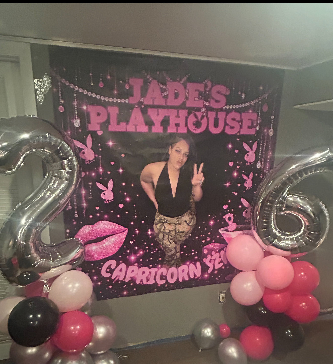 Custom backdrop