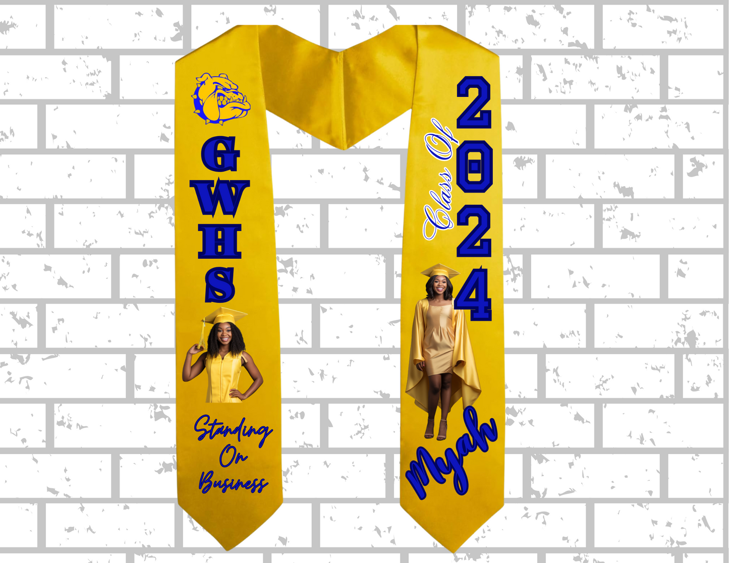 CUSTOM GRADUATION STOLE
