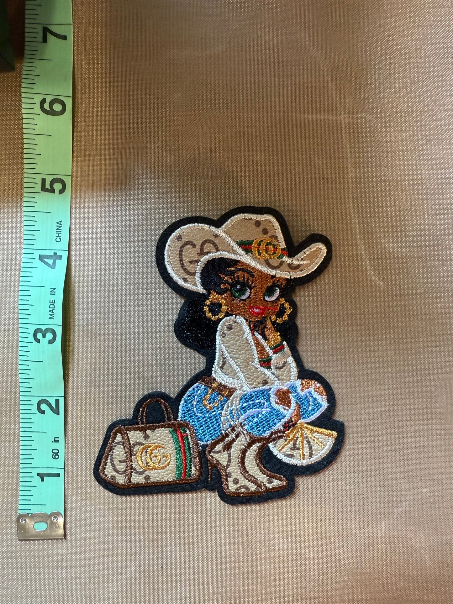 GG BADDIE IRON ON PATCH