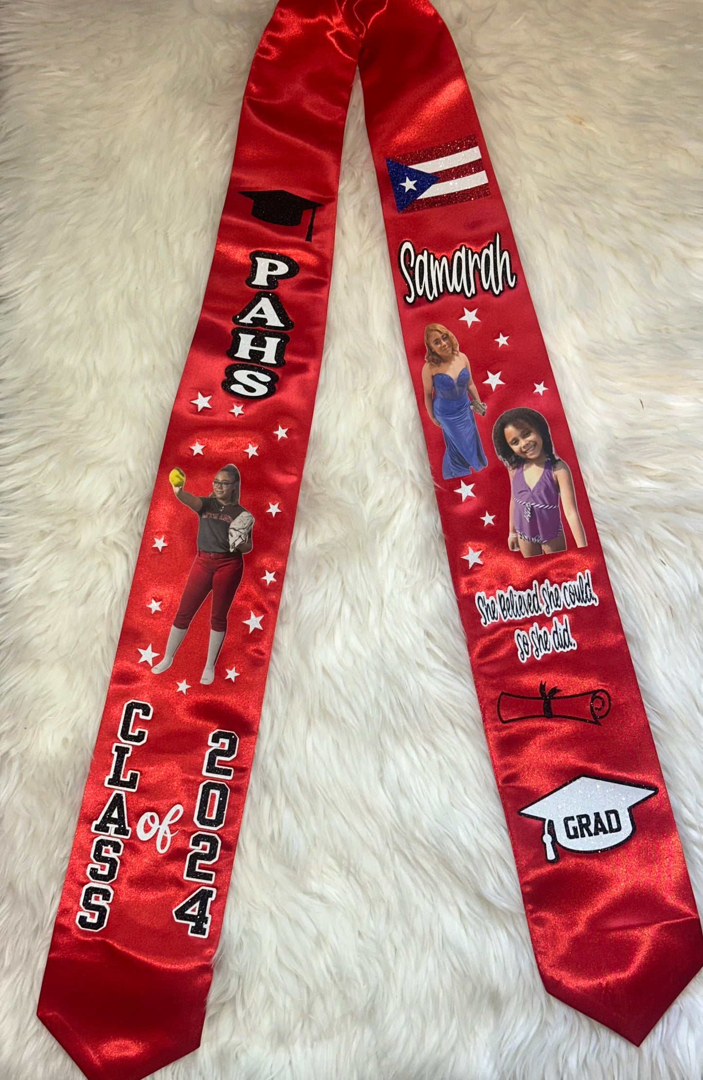 CUSTOM GRADUATION STOLE