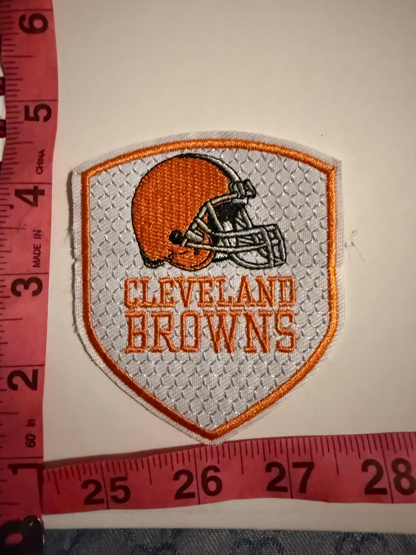 Cleveland Browns iron on patch
