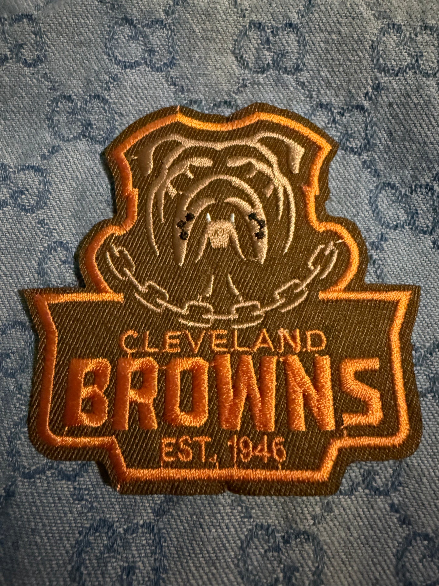 Cleveland Browns iron on patch