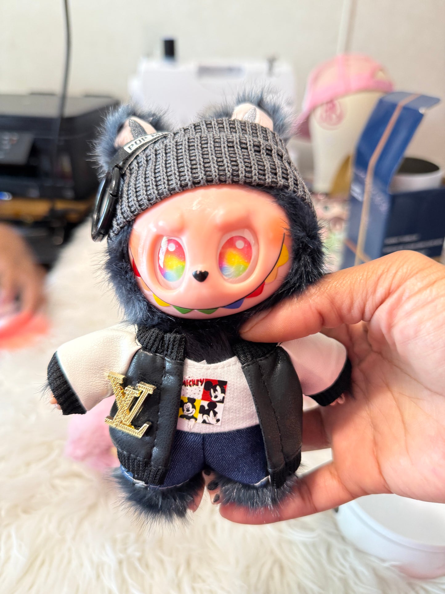 LABUBU WITH LV OUTFIT