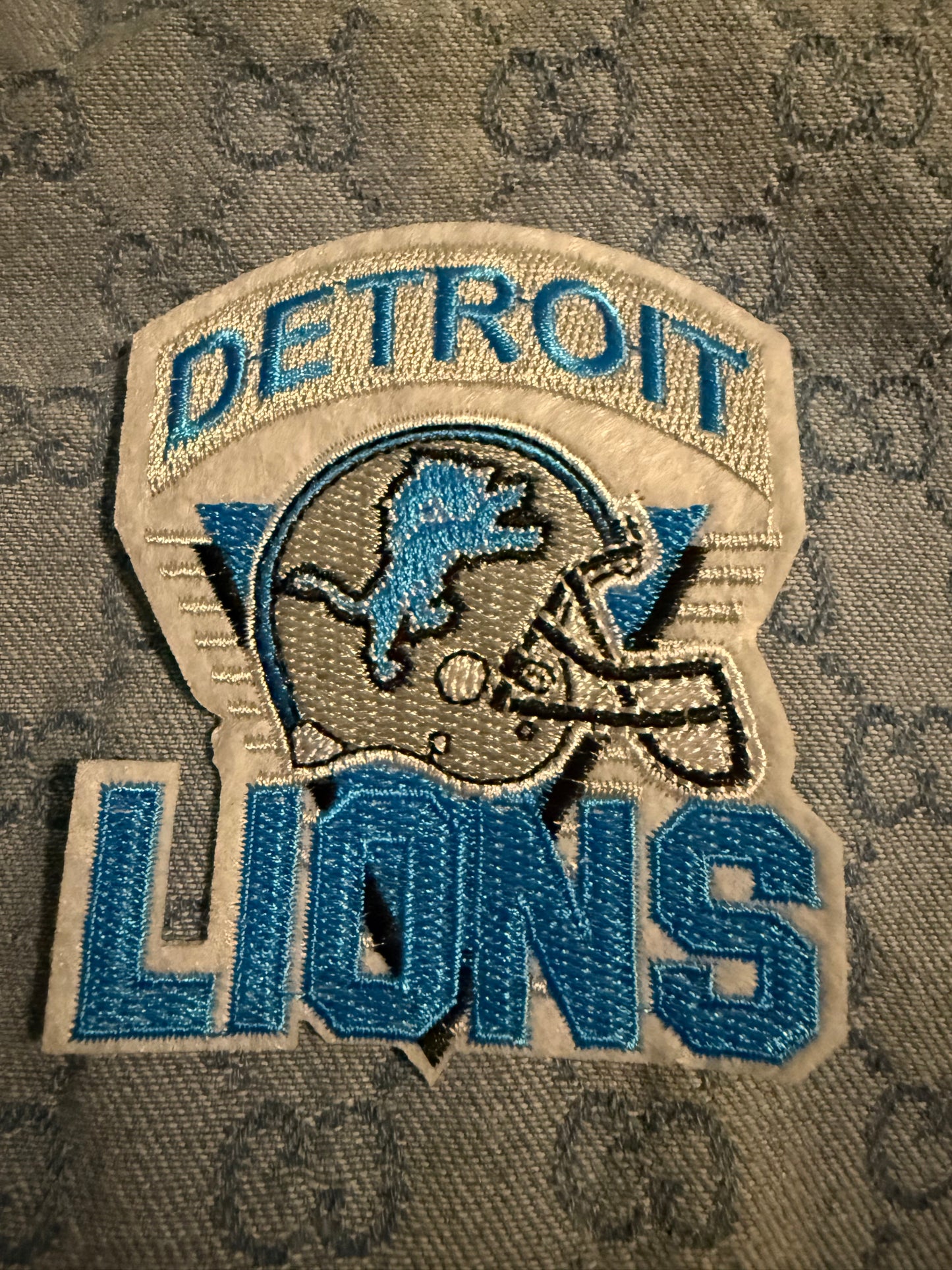 Detroit Lions iron on patches