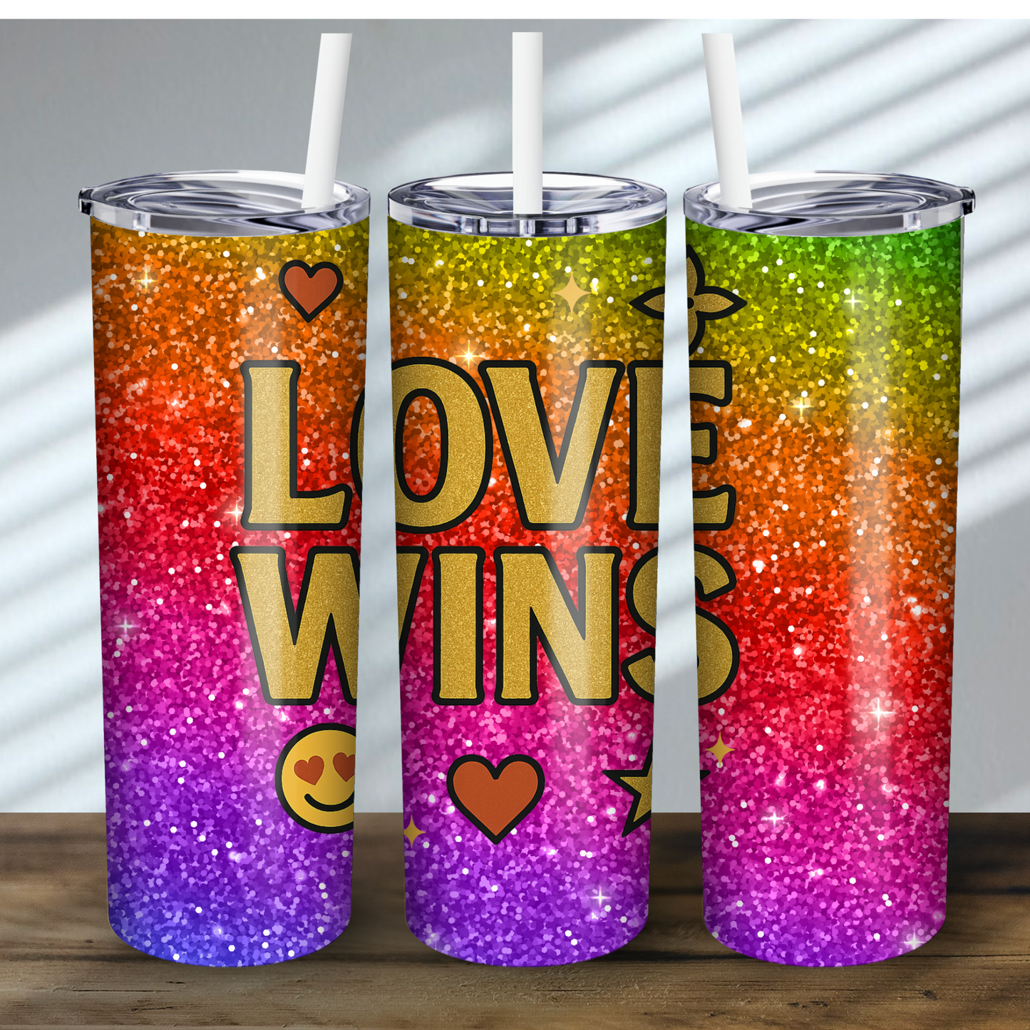 LOVE WINS TUMBLER