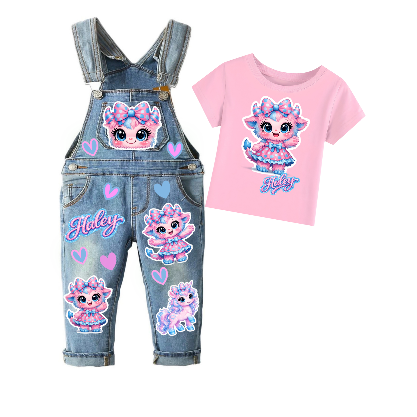 Kids custom overalls