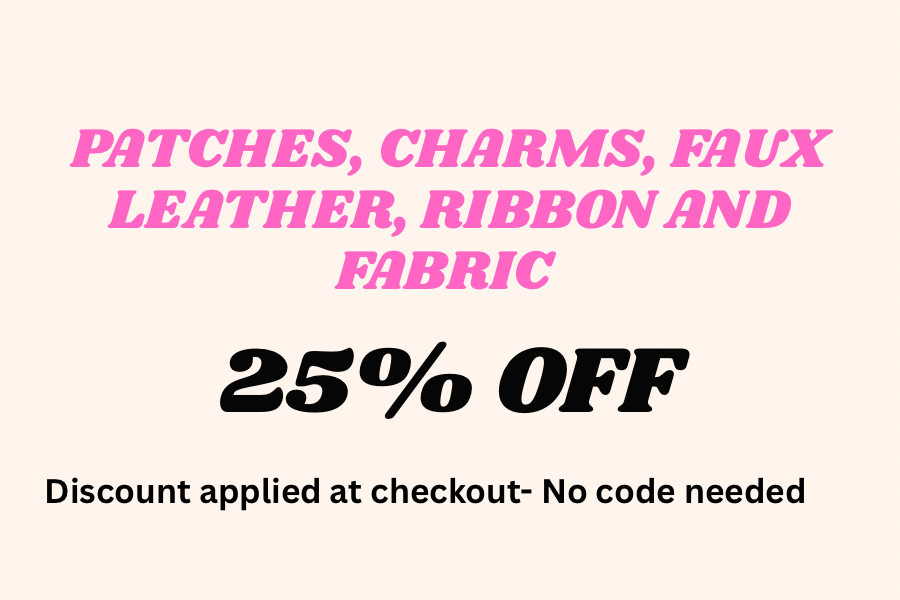 Patches, Charms, Faux Leather and More