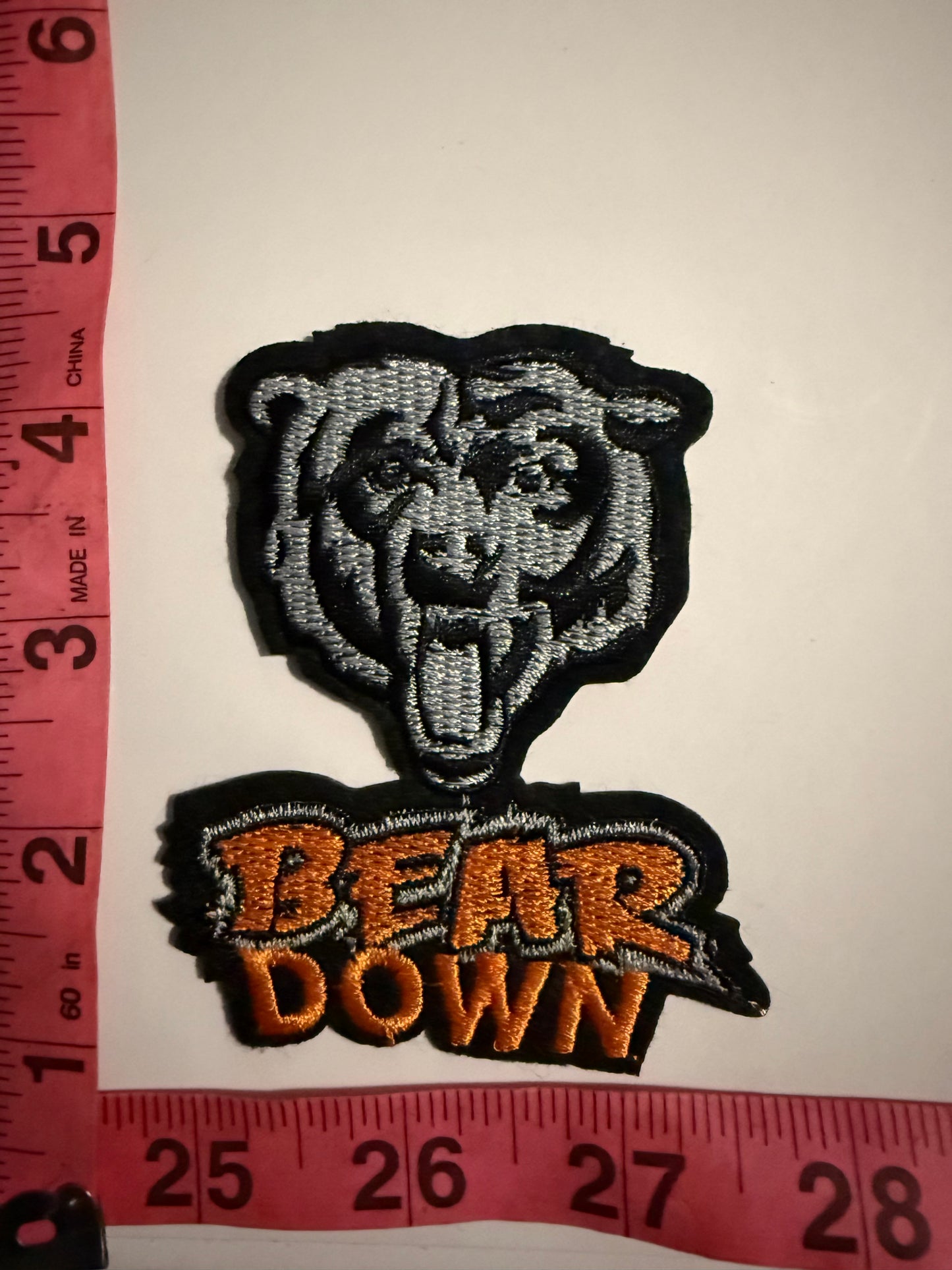 Bear Down- Chicago Bears patches