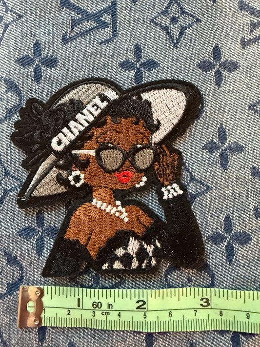Chanel Betty iron on patch