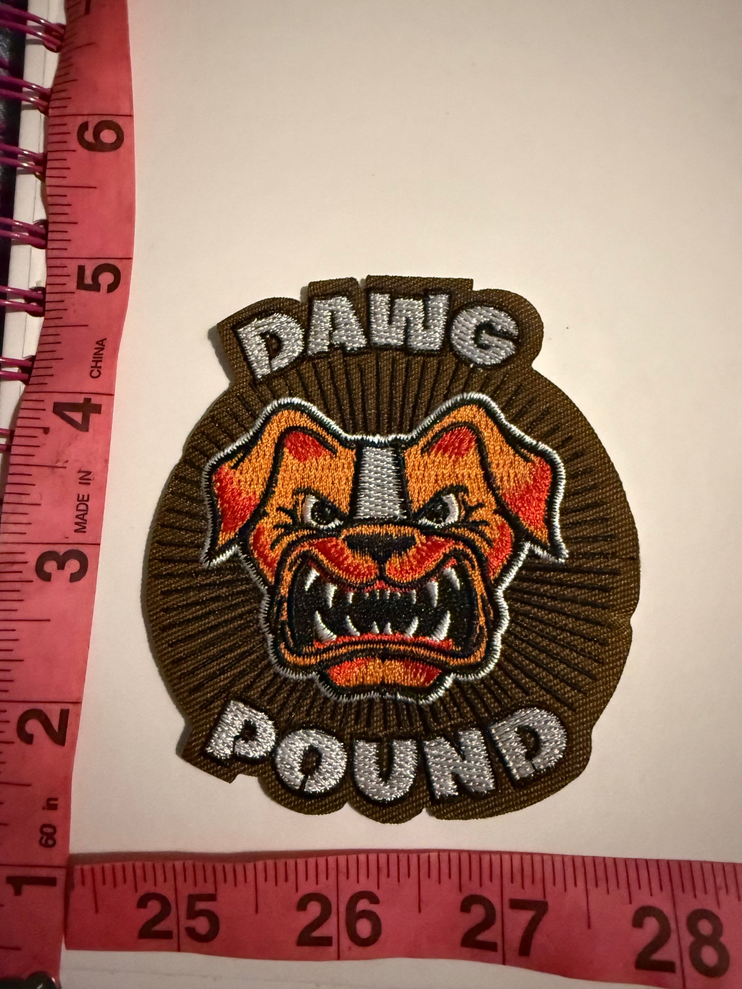 Cleveland Browns iron on patch