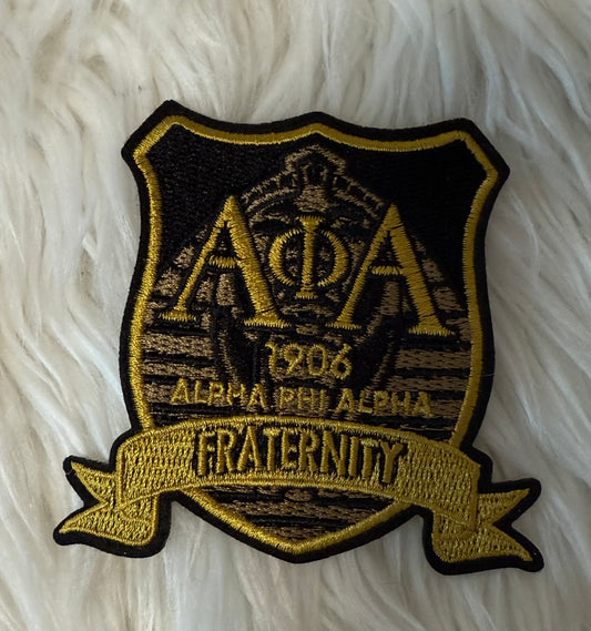 Alpha Iron On Patch
