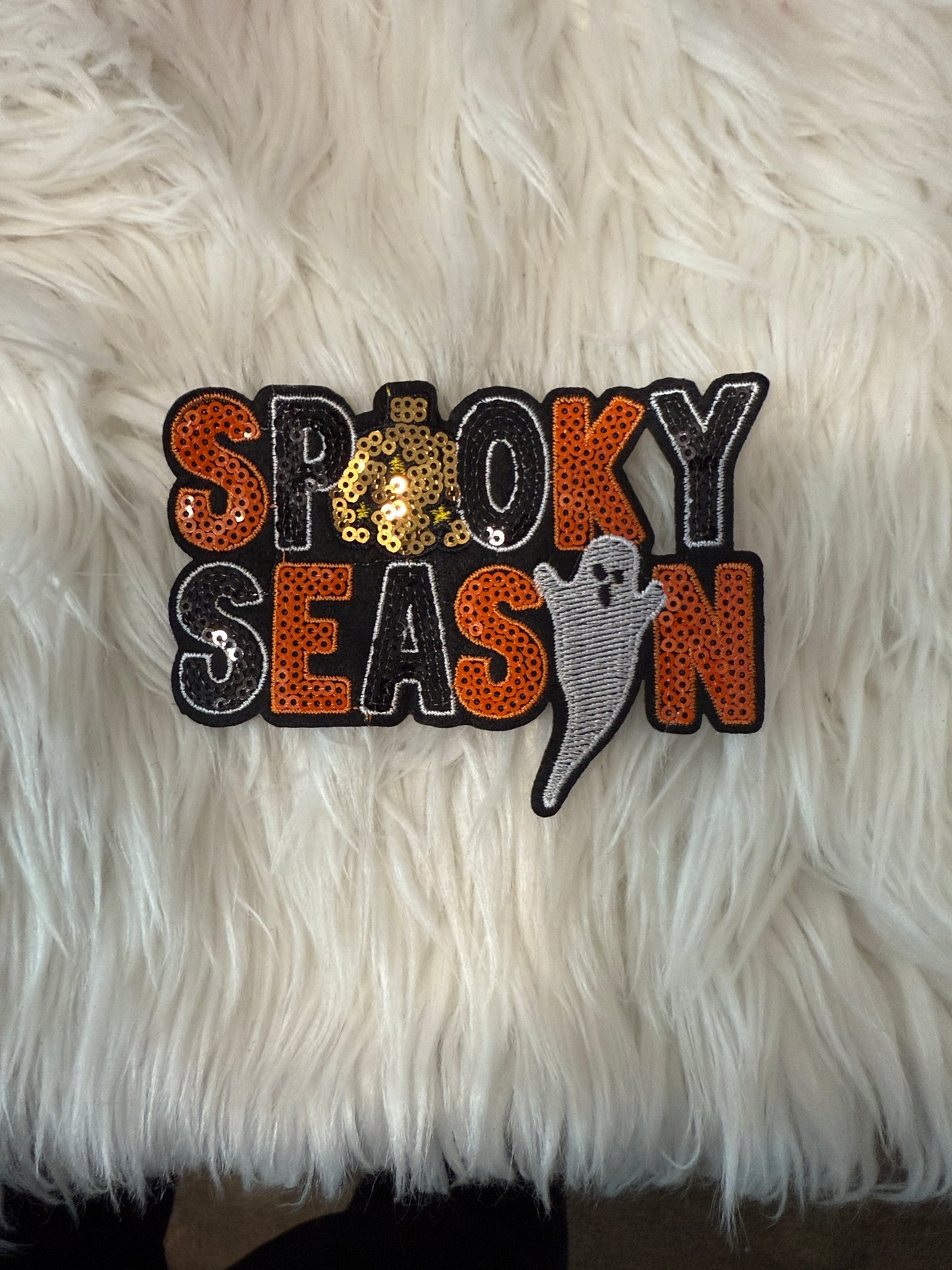 Spooky Season iron on patch