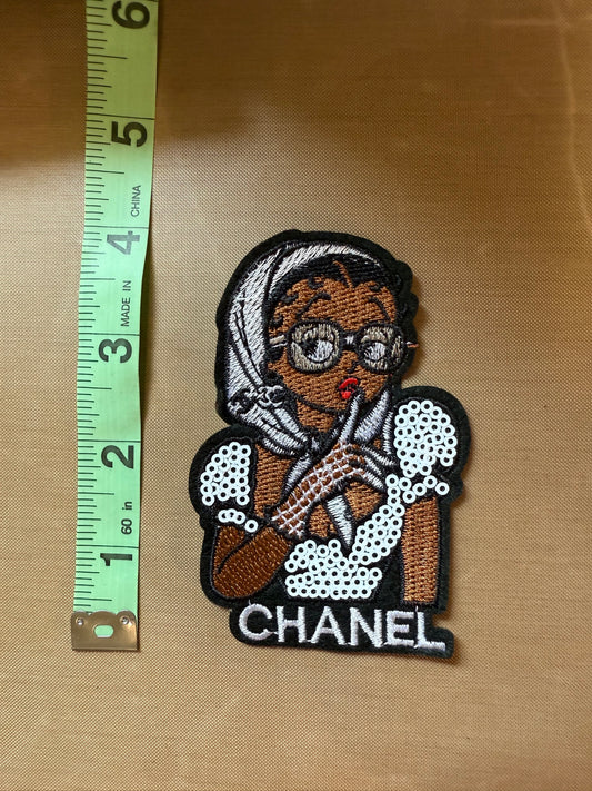 CHANEL BADDIE IRON ON PATCH