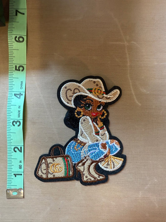 GG BADDIE IRON ON PATCH
