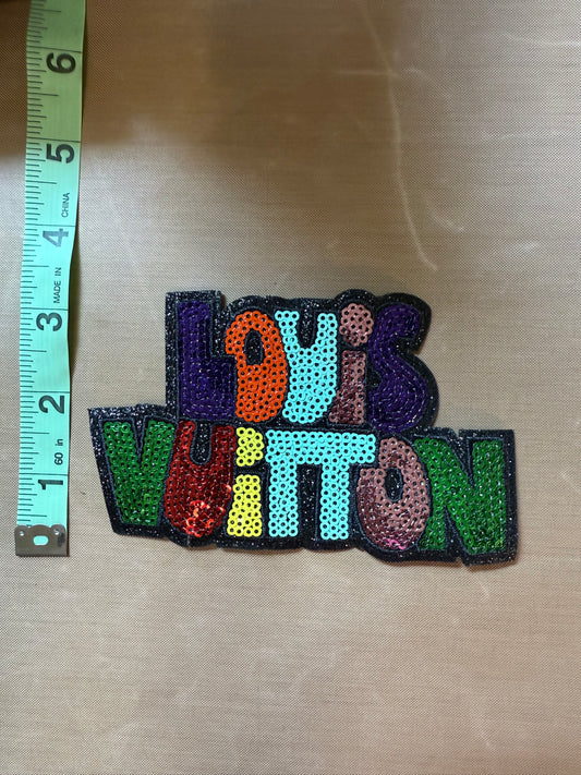 LV SEQUINS IRON ON PATCH