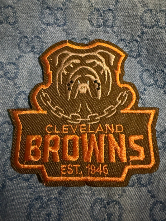 Cleveland Browns iron on patch