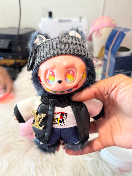 LABUBU WITH LV OUTFIT