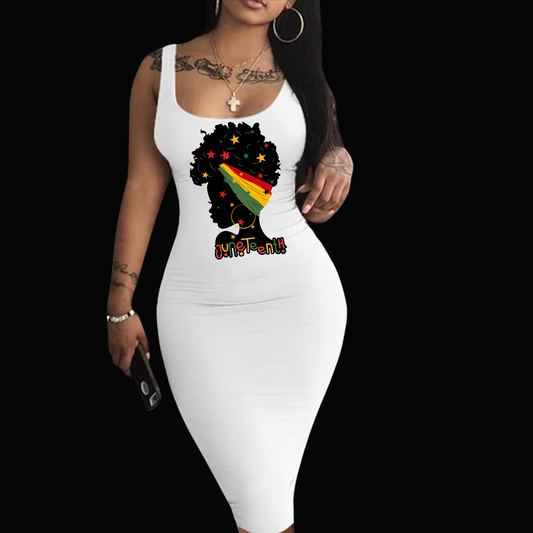 LADY JUNETEENTH TANK DRESS