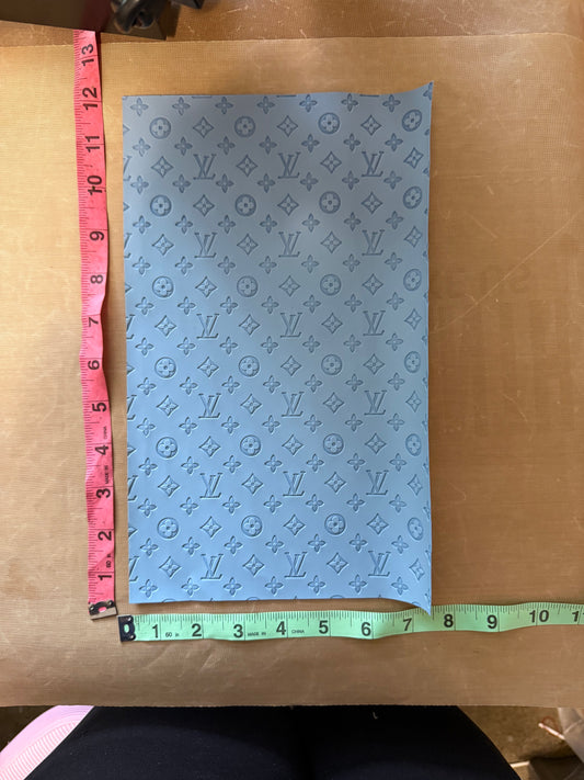 Blue LV vinyl material