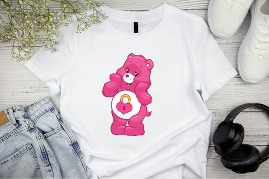 Pink Care Bear Lock