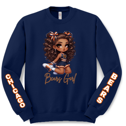 Jumping Bears Girl Sweatshirt